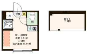 アルモニー千川の間取り画像