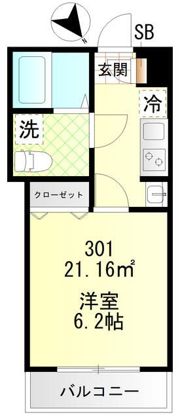 カノープス南大井Aの間取り画像