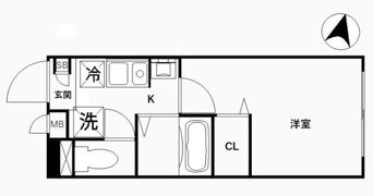 CREAL王子Northの間取り画像