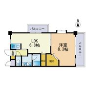 アミティエ博多駅南の間取り画像