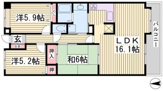 ルナガーデンの間取り画像