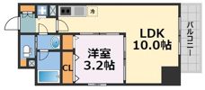レオンコンフォート北浜の間取り画像