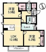 プロヌーブ Nキュービックの間取り画像