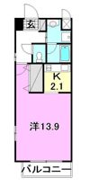 エイデンビル中須賀の間取り画像