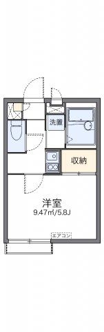 レオパレスライトフィールドの間取り画像