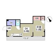 コーポイワセの間取り画像