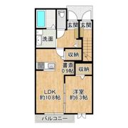 仮）うずら野新築アパートA棟の間取り画像