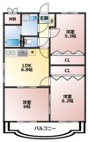 ユーミー姶良Aの間取り画像