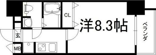 アドバンス大阪城エストレージャの間取り画像
