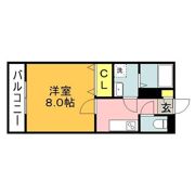 カーサフェリーチェ近大前の間取り画像