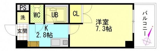 シャンテ中垣の間取り画像