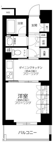 ルイシャトレ早稲田の間取り画像