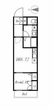 デュオコートの間取り画像