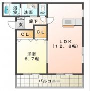 ヘーベルメゾン鹿籠の間取り画像