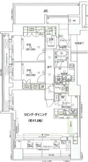 クレヴィア阿波座の間取り画像