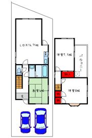 西野戸建の間取り画像