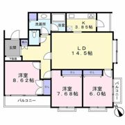 サンロード下馬の間取り画像