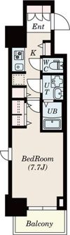 S-RESIDENCE葵Ⅱの間取り画像