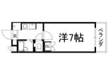 スカイハイツ三山木の間取り画像