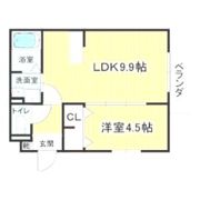 リアコート吹田泉町の間取り画像