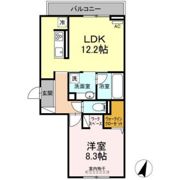 グリシーヌ串戸の間取り画像