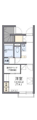 レオパレスフォーチュン21の間取り画像