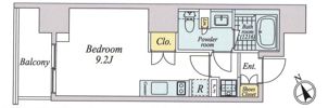 クレストコート中野の間取り画像
