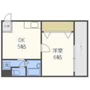 クレセール阿波座の間取り画像