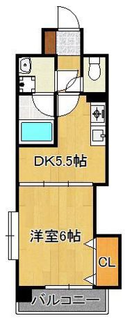 サンメゾン清水の間取り画像