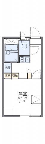 レオパレスアロマ赤坂Ⅱの間取り画像