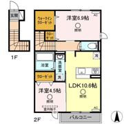 御幸ガーデンの間取り画像