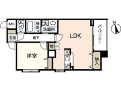 カサ・ヴェルデ八丁堀の間取り画像