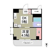 サンルビーASAHIの間取り画像