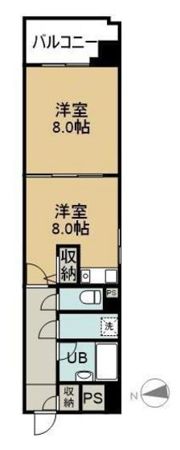 ライオンズマンション倉敷松島の間取り画像