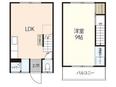 メゾネット住吉の間取り画像