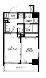 ドゥーエ東十条の間取り画像