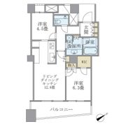 品川Vタワー タワー棟の間取り画像