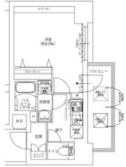 レジデンス三宮ラインの間取り画像