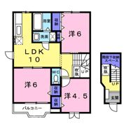 グリ－ンヒルTADA Aの間取り画像