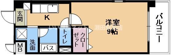 プリエール南草津の間取り画像