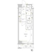 ルクレ高円寺アジールコートの間取り画像