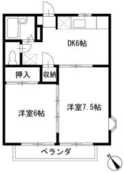 マンションDAIの間取り画像