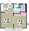 サンシティ江田Bの間取り画像