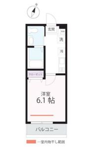 ハーミットクラブハウス神奈川新町の間取り画像