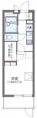 レオパレスサルースの間取り画像