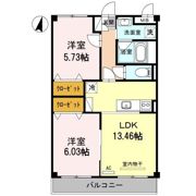 桜コートの間取り画像