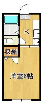 オアシス中原東 A棟の間取り画像