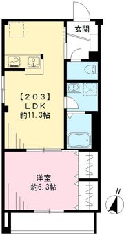 ルーチェ ソラーレの間取り画像