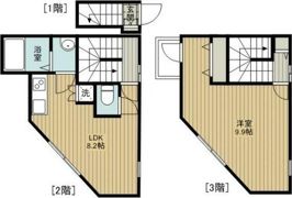 レベアス北千住の間取り画像