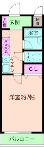ロイヤル天満橋の間取り画像